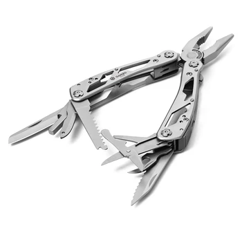 Portable Outdoor Multi-function Pliers Multi Tools Pocket Folding Plier Cutting Tools with Screwdriver Kit for Camping Hiking
