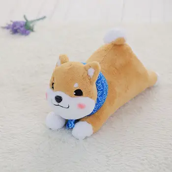 Nooer 60cm Hot Selling Stuffed Plush Shiba Inu Dog Cute Lying Corgi Plush Doll Soft Pillow Cushion Gift For Kids Children