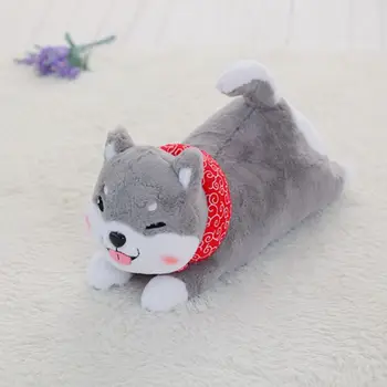 Nooer 60cm Hot Selling Stuffed Plush Shiba Inu Dog Cute Lying Corgi Plush Doll Soft Pillow Cushion Gift For Kids Children