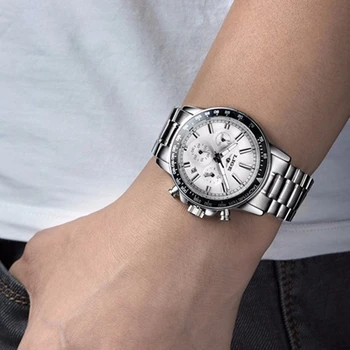 2017 Men's Watch LIGE Fashion Chronograph Sports Men's Watch Top Brand De Luxe Military Quartz Watch Clock Relogio Masculino