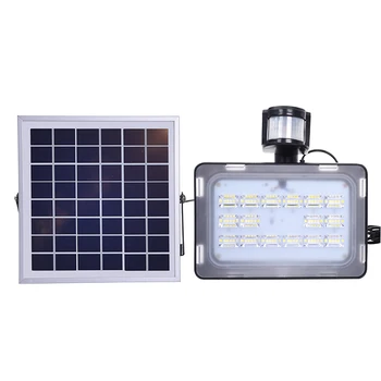 30W Solar Panel LED Floodlights IP65 Security Garden Light PIR Motion Sensor Solar Lamps For Garden Waterproof Outdoor Lighting