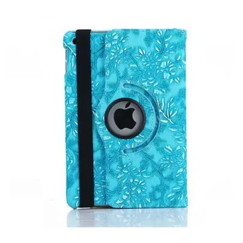 3D Relief Cover for Fundas iPad Air 1 iPad 5 Case Capa 360 Degree Rotating Grapevine Pattern Case Protective Skin for iPad Air 1