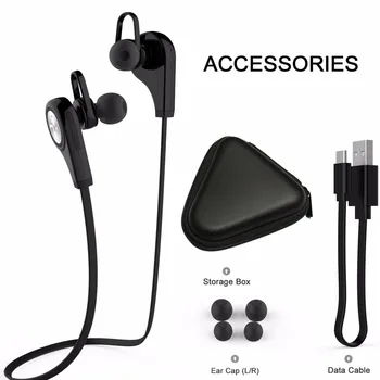Q9 Headphones Wireless Sports Bluetooth Earphone In ear Headset Running Music Stereo Earbuds Handsfree with Mic for xiaomi