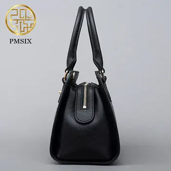 Top Cowhide Shoulder Bag Pmsix 2017 Chinese Style Original Designer Birds Embossed Leather Handbag P110019