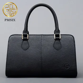 Top Cowhide Shoulder Bag Pmsix 2017 Chinese Style Original Designer Birds Embossed Leather Handbag P110019