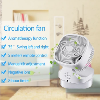 2017 New Creation Intelligent Folding Table Circulation Fan with CE&CB Plastic Air Cooling Fan with Negative Ions & Aroma