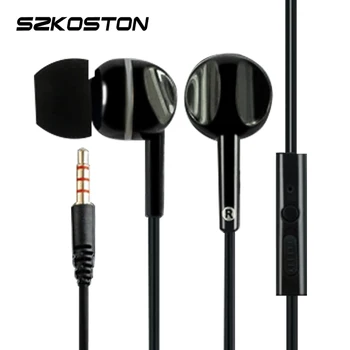 Universal 3.5mm Earphone Metal Super Clear Bass Hot Portable Earphones Noise Cancelling Headset With Mic For Xiaomi iPhone MP3/4