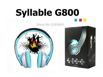 Version Syllable G800 Wireless Bluetooth 4.0 Noise Cancellation HIFI Stereo Headphone Earphone Headset with Mic for Samsung