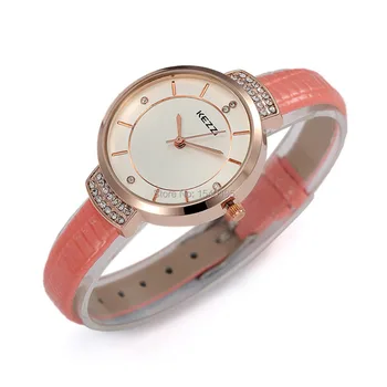 Leather Lady Causal Watch Analog Display Women Dress Watch Fashion Quartz Watch Women Wristwatch relogio feminino K759