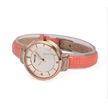 Leather Lady Causal Watch Analog Display Women Dress Watch Fashion Quartz Watch Women Wristwatch relogio feminino K759