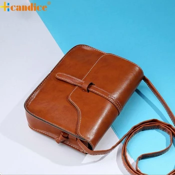 Hcandice Gift Wholesale Hcandice Vintage Purse Bag Leather Cross Body Shoulder Messenger Bag Jan19