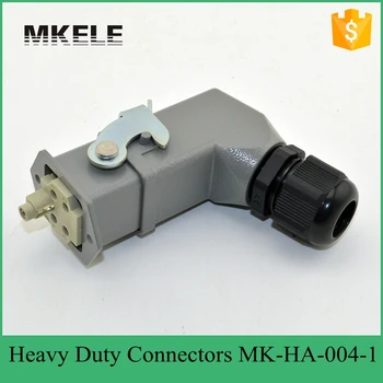 4 Pin 10A 250V Rectangular Plug Connector 4 Core Air Plug Runner Connector Automotive Connectors MK-HA-004-1