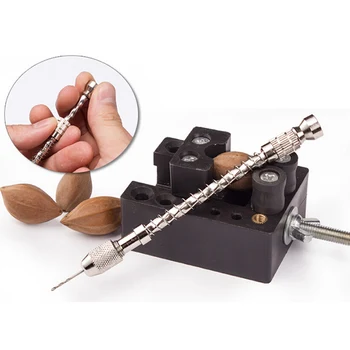 Woodworking Wood Spiral Hand Drill&spring Manual Wire Twisting Drilling Jewelry Watch Repair Tools Beading Reaming Twist Drill