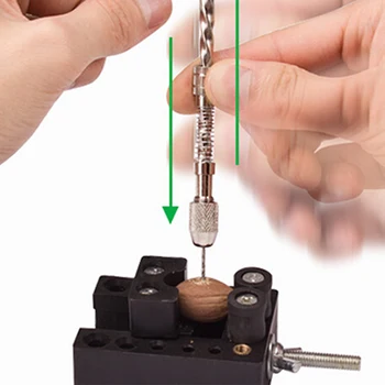 Woodworking Wood Spiral Hand Drill&spring Manual Wire Twisting Drilling Jewelry Watch Repair Tools Beading Reaming Twist Drill