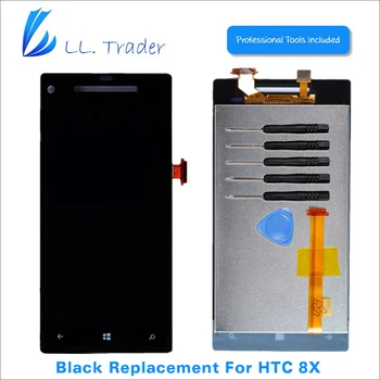 LL TRADER Highscreen Black Test Assembly Replacement LCD Display For HTC 8X C620e LCD With Touch Screen Digitizer Assembly+Tools