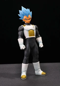 23cm Dragon Ball Z Vegeta Master Star Piece Super Saiyan God Super Saiyan Vegeta PVC Action Figure Collection Model Kids Toy