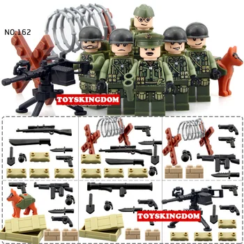 American forces strike team Band of Brothers building block World War II army soliders bricks weapons compatible toy