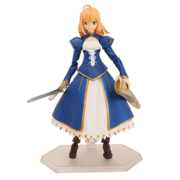 Fate/stay night Figma EX-025 Saber Dress Ver. PVC Action Figure Collectible Toy 14cm