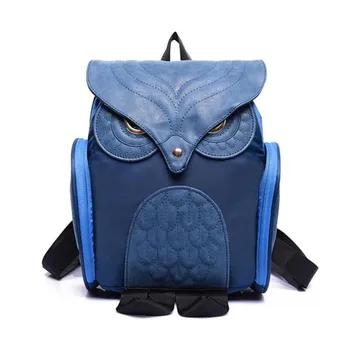 Newest X Feeling Fashion Gothic Design Women Backpacks Cute Owl Stylish Cool Black Pu Leather Women Bag Brands Mochila Sac A Dos