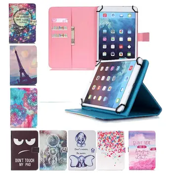 Stand Flip Kids Universal PU Leather Stand Case Cover For SUPRA M142G 10.1 inch 10 inch Android Tablet Cases+flim+pen KF553C