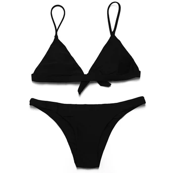 Trangel bikini 2017 women swimsuit bikini solid bikinis sexy brazilian bikini low waist swimwear swimsuits EG017