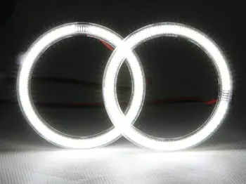 2x Angel Eyes 72mm 3014 69SMD Ring Led Car Led Light White/Blue/Green/Red Daytime Running Lights DRL Headlight With Lampshades
