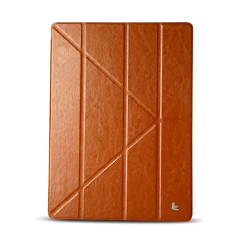 Jisoncase for iPad Pro 9.7 Case Front PU Leather+Hard PC Back for iPad Pro 9.7 Smart Cover Stand Luxury Brand Covers & Cases