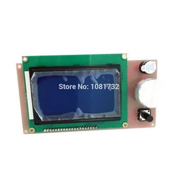 2016 !!! 2Pcs/Lot 3D printer Part controller RAMPS 1.4 LCD 12864 control panel blue screen Use For Anet A6