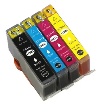 2017 New [Hisaint] For HP 178 178XL Standard Ink Print Cartridges Black Cyan Magenta Yellow