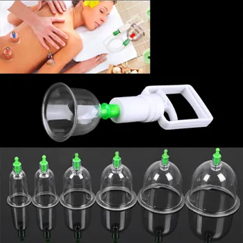 12 pc Medical Vacuum Cupping with Suction Pump Suction Therapy Device Set herapy Kit body relaxation healthy Massage top