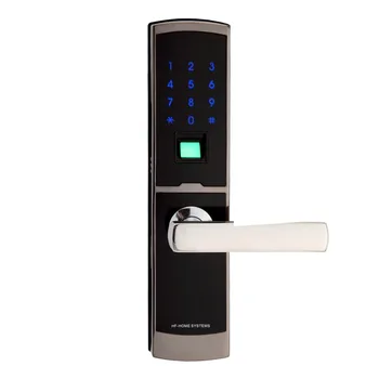 Biometric Electronic Door Lock Smart Fingerprint, Code, Card, Key Touch Screen Digital Password Lock L&S L16010BS