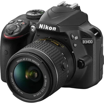 Nikon D3400 DSLR Camera with Nikkor AF-P 18-55mm Lens -24.2MP -1080p Video -Bluetooth  (2016 new release)