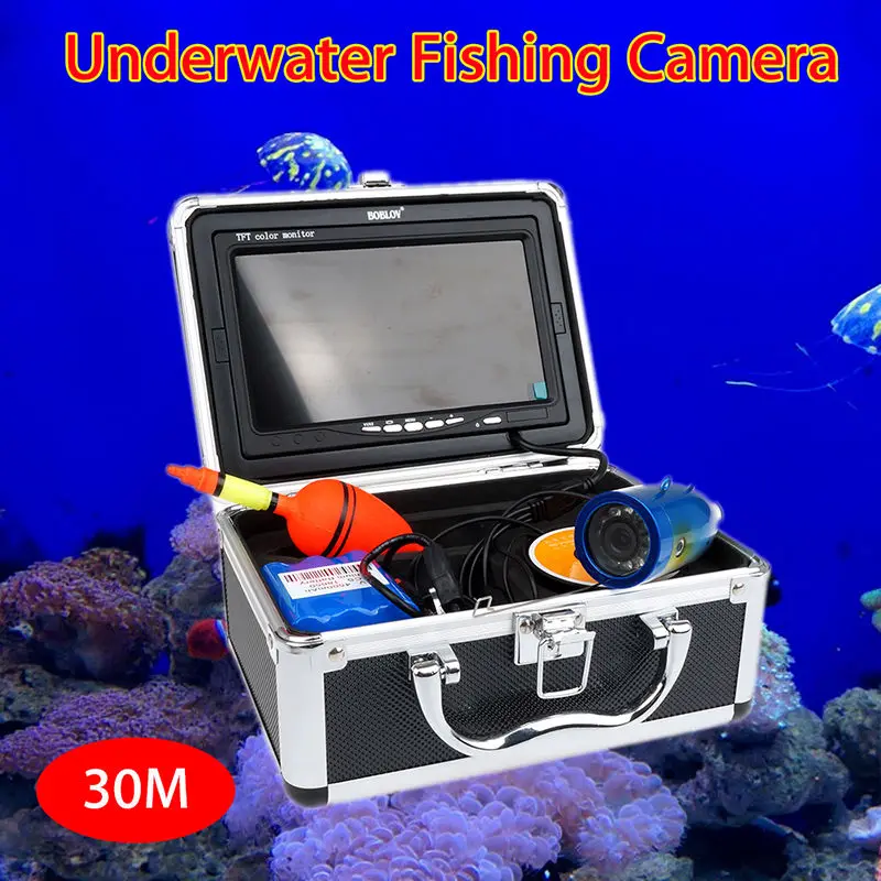 BOBLOV 30m Professional Fish Finder Underwater Ice Fishing Camera 7