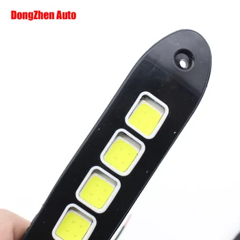 Dongzhen LED Car Flexible DRL Daytime Running Light COB Day Lights Soft DRL Fit For Honda Toyota VW Ford Universal Car Styling