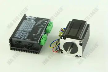 Leadshine Stepping Motor 573S15 and Motor Driver 3ND583 for Laser Engraving/Cutting Machine Stepper Motor