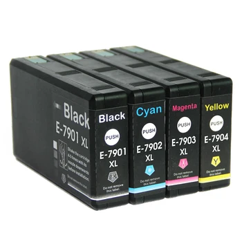 4X Ink Cartridge T7901-T7904XL For Epson WorkForce Pro WF-4630DWF WF-4640DTWF WF-5110DW WF-5190DW WF-5620DWF printer inkjet