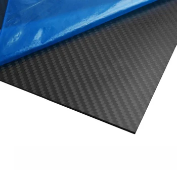 HCF006 + 10pcs 1.0X200X300mm /Full Carbon fiber twill matte plate/sheet/board