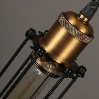 Industrial Pendant Lights Vintage Edison Lamps Loft Light Iron lampara colgante de techo Design Lamp Home Lighting Industrial