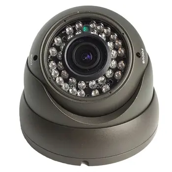 1200TVL CMOS Night Vision IR Dome Surveillance CCTV Camera with Metal Casing 2.8-12mm varifocal lens