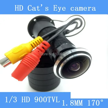 HD 5MP 170 Wide Angle Wired Mini night vision Door Eye Hole Video Camera Color CCTV 1/3 'Sony surveillance Camera