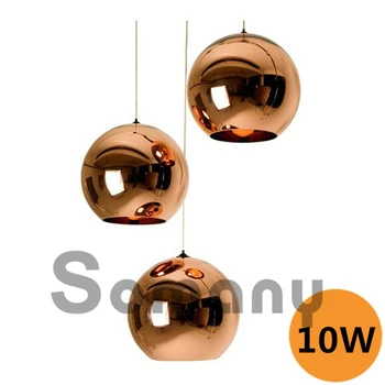 Led Chandelier E27 AC220V 90cm Hanging Wire Glass Ball Mask Gold/Silver/Red/Copper Romantic Party/Pub/Club/Hotel