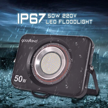 50W LED Flood Light Waterproof IP67 Reflector LED Floodlight Outdoor Lighting SMD2835 220V 240V LED Spotlight Garden Light
