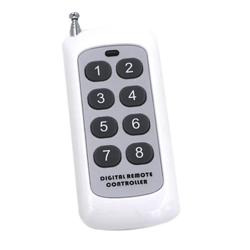 Wireless 1CH ON/OFF DC12V Lamp Remote Control Switch Small Receiver with Case 1Transmitter+8Receiver SKU: 5170