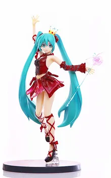 Hatsune Miku Imperial Crown Hatsune PVC Action Figure Collectible Toy Send girls Gift 10