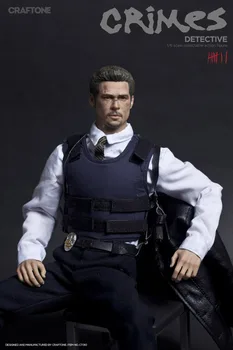 1/6 scale figure doll Se7en Detective David Mills Brad Pitt.12