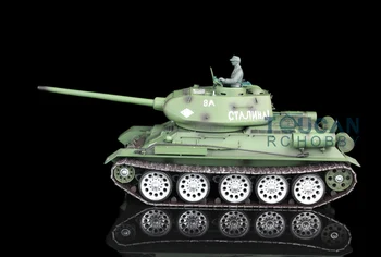 HengLong 1/16 Soviet T-34 RTR RC Tank Metal Road Wheels Airsoft Smoke Sound 3909