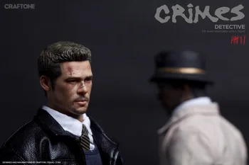 1/6 scale doll Se7en Detective Morgan Freeman or Brad Pitt.12