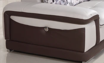 Genuine leather sofa, top grain Cattle leather L shaped combination corner sofa designer modern sofa set 2026