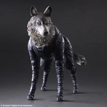 1/6 scale model Metal Gear Solid V The Phantom D-DOG Diamond Dog.about 23cm.Collectible figure model toy gift
