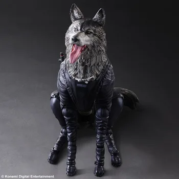 1/6 scale model Metal Gear Solid V The Phantom D-DOG Diamond Dog.about 23cm.Collectible figure model toy gift
